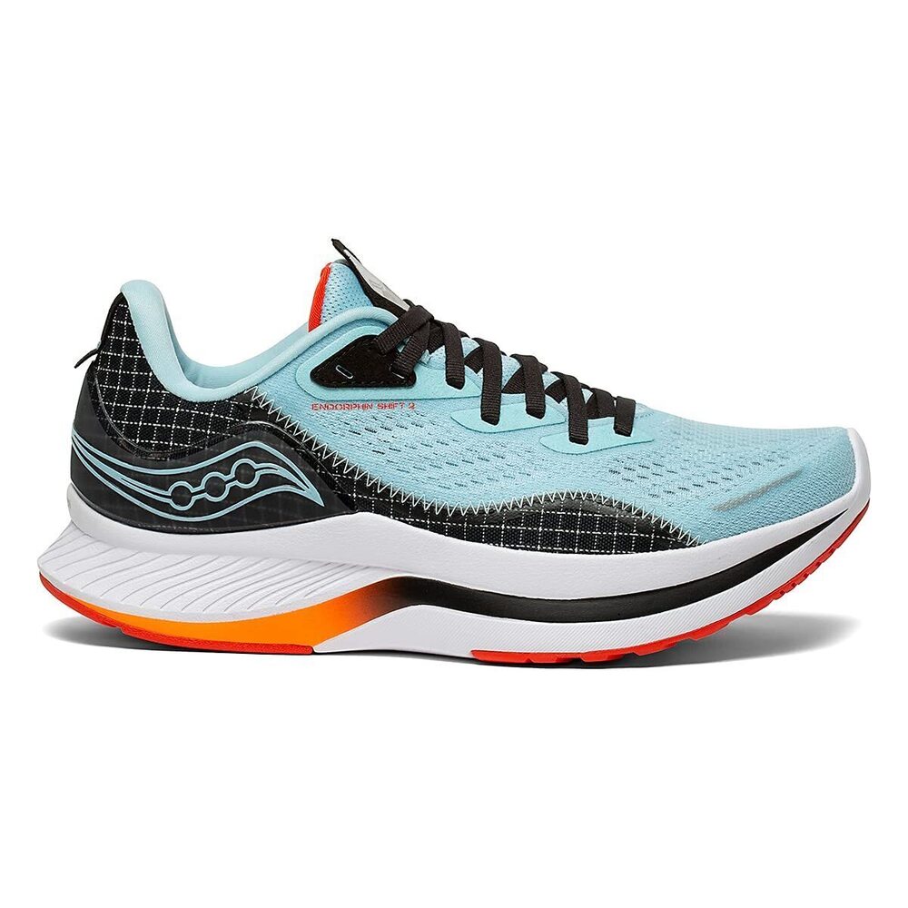 SAUCONY WOMEN'S ENDORPHIN SHIFT 2 RUNNING SHOE, POWDER/SCARLET, 11